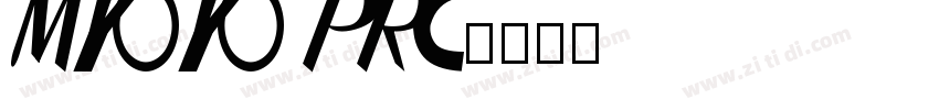 MYoyo PRC字体转换
